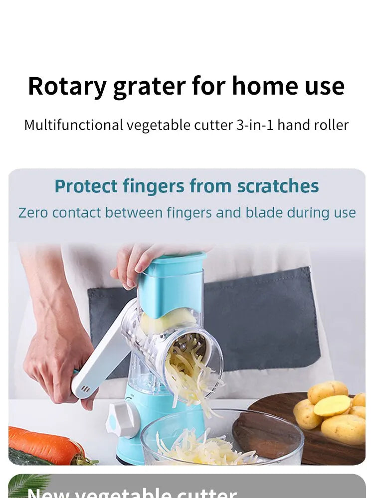 Manual Rotary Vegetable Cutter